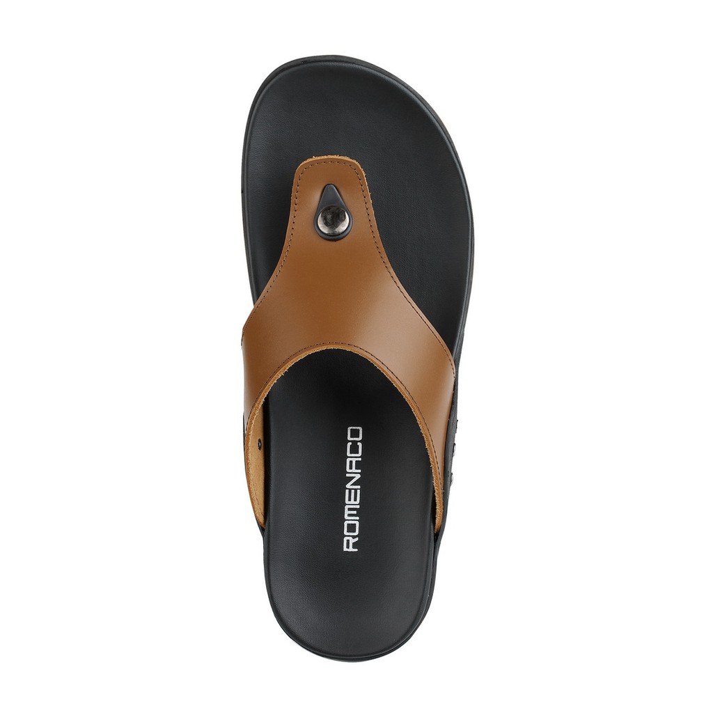 Sandal Pria ROMENACO LCL02 BLACK | BLACK TAN