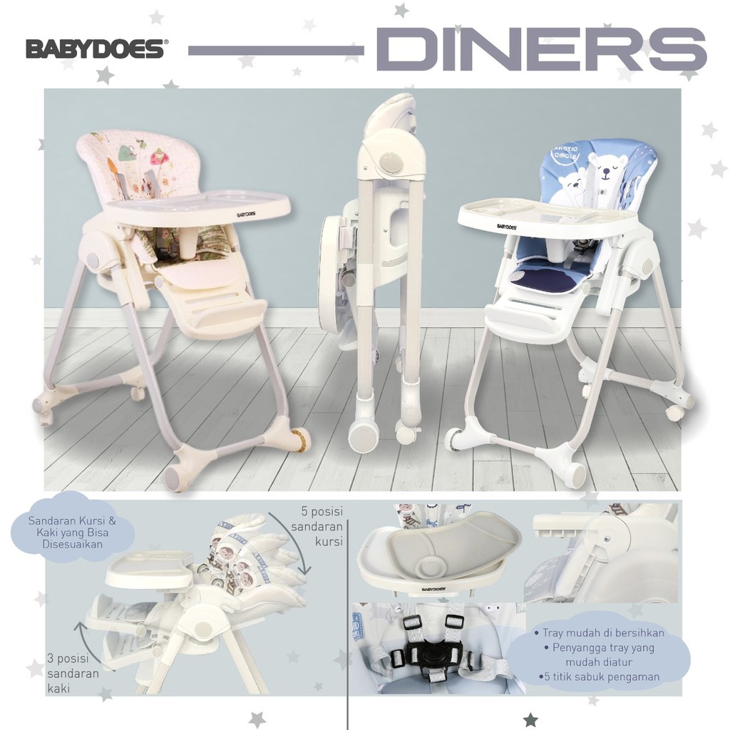 High Chair Babydoes Dinner CH-013 BP