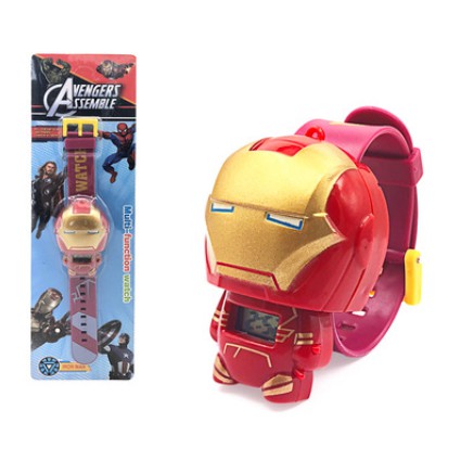 ✅COD [BBS] Jam Tangan Anak Robot Super Hero Karakter Jam Digital Murah IRONMAN Impor Kids Fashion