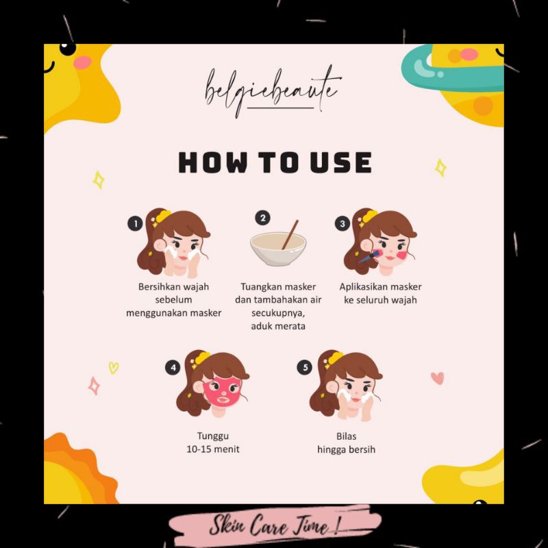 [UC] MASKER ORGANIK PREMIUM BY BELGIE BEAUTE