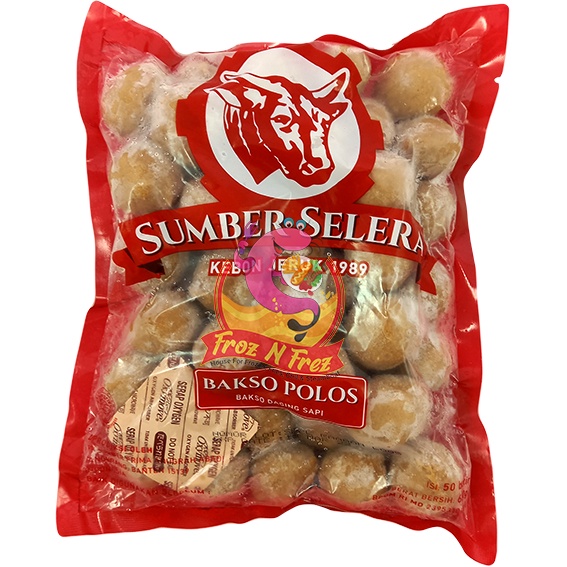 

SUMBER SELERA Bakso Sapi 650 Gram (50 Pcs) - Polos