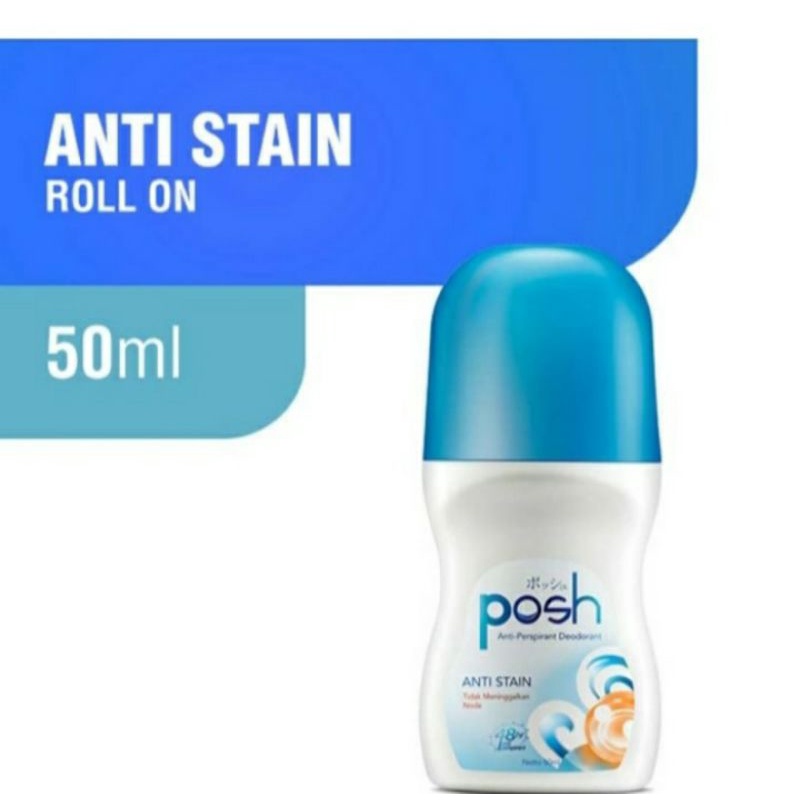 posh deodorant roll on anti stain  50ml