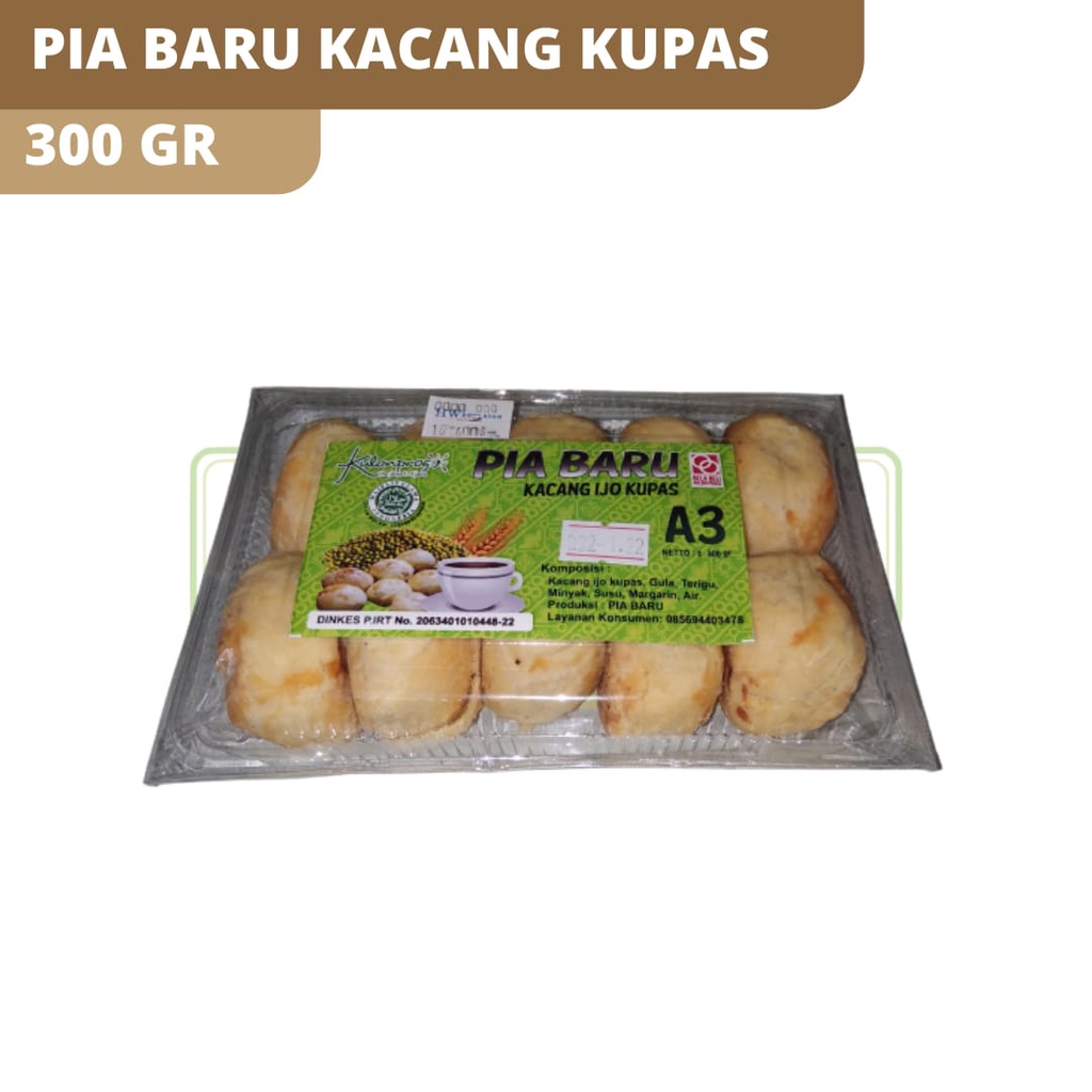 

OLEH-OLEH PIA BARU KACANG IJO KUPAS ISI 10