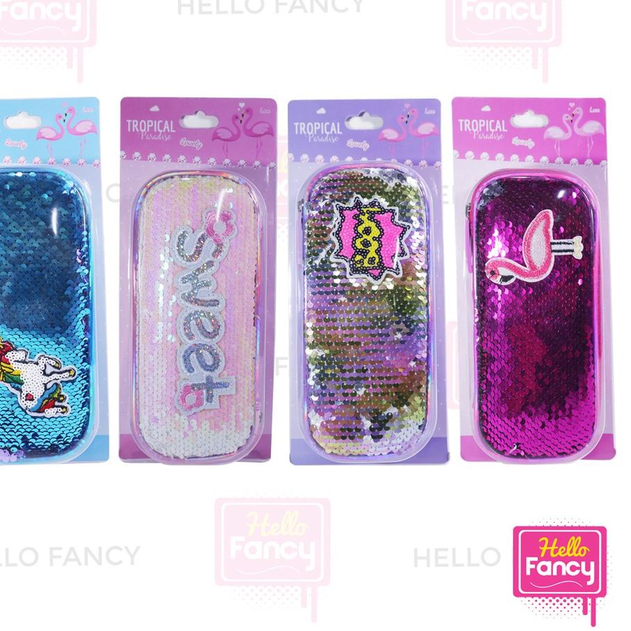 

Baru Tempat Pensil Sequin Manik / Kotak Pensil / Pencil Case XML-6443