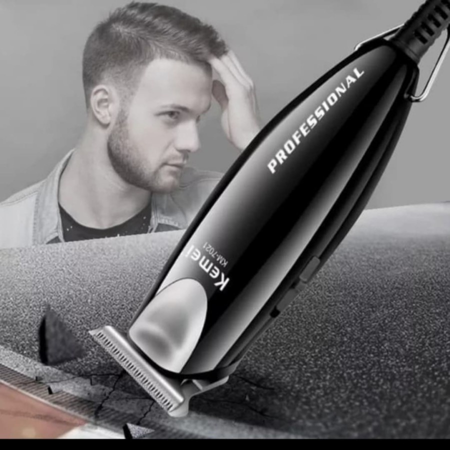 Alat Potong Rambut Kemei 7021 - Hair Clipper Kemei Km-7021