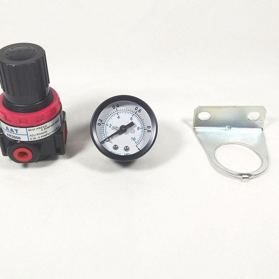 BTR256 Air Regulator Plus Manometer Model AR 2000 Alat Mengatur Tekan Udara Type AR2000 .....