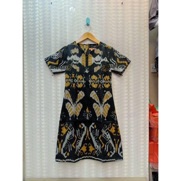 Dress tenun motif/dress tenun motif NTT