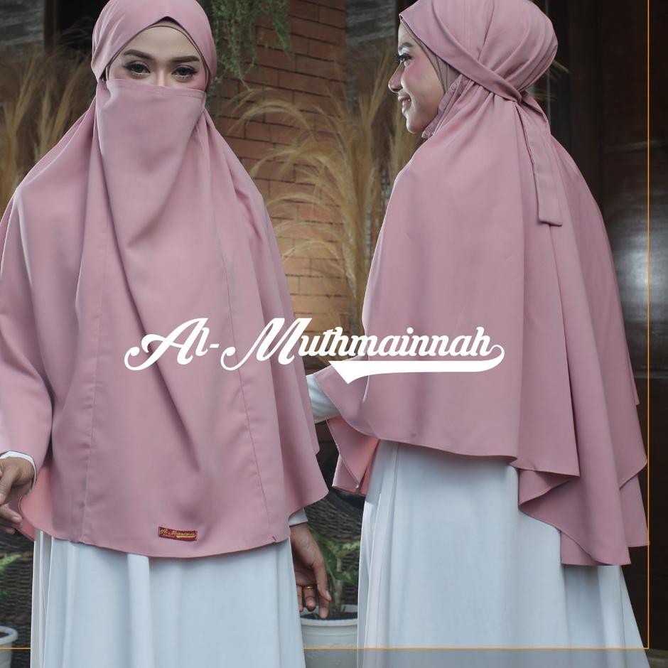 (MURAH) <<>> 214BGS PREMIUM FRENCH KHIMAR HIJAB JILBAB NIQOB CADAR SYARI WOLFIS ADEM JUMBO XL - XX