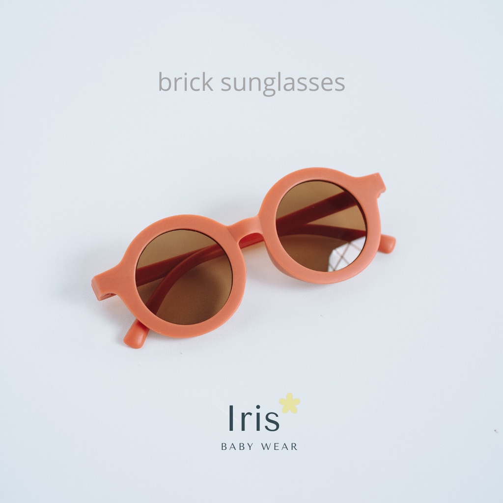 IRIS - KACAMATA ANAK PREMIUM ANTI UV BABYSUNGLASSES KACAMATA BAYI KACAMATA KUNING ABU HIJAU BIRU-Brick