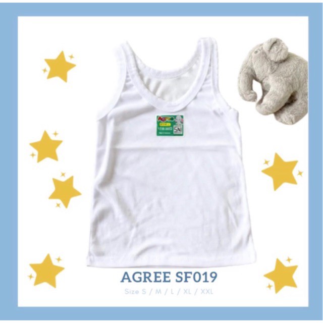 ATB Kaos Dalam Anak Laki2 Agree (SF 019 , SF 039 , SF 040 , SF 041 , SGST 01) / Singlet Anak / Kaos Kutang / Daleman Anak Cowok Tebal Katun Paling Murah