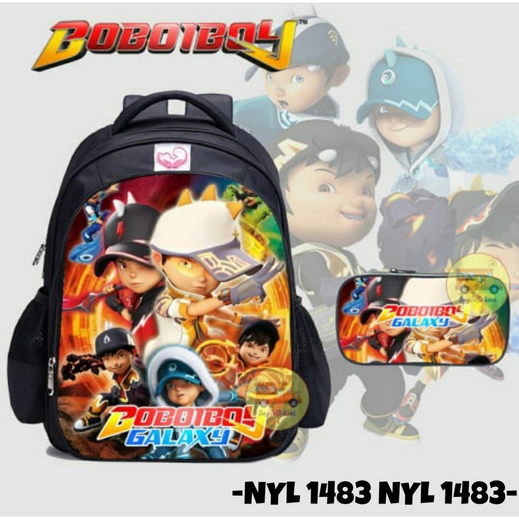 &quot;aurabagss&quot; - Beli 1 Dapat 2 Tas Anak Set 2 In 1 Ransel Anak Laki - Laki Sekolah TK / SD Ransel Anak Printing Super Hero - Tas Anak Usap Super Hero -aurabagss