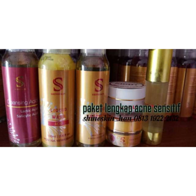 PAKET ACNE SENSITIF/RADANG SHINESKIN