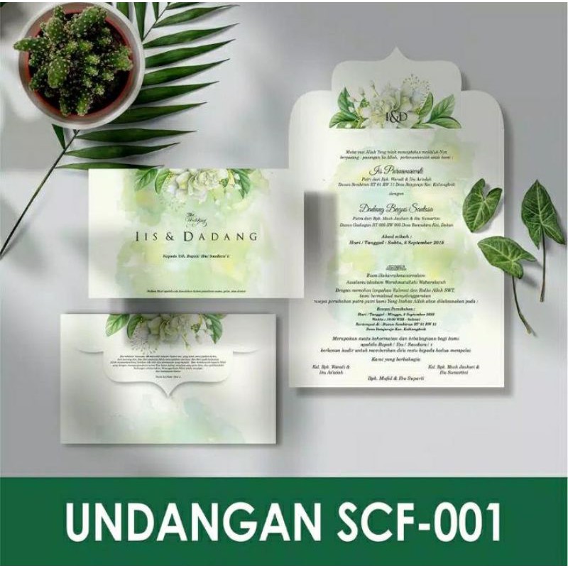 

SCF 001 Blangko Undangan Kosongan Griya Blanko + File Setting Corel