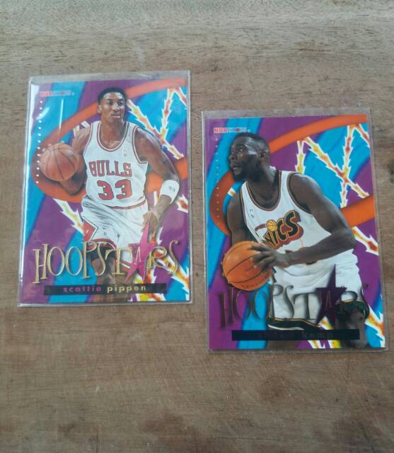 Kartu Basket NBA Skybox Pippen n Kemp