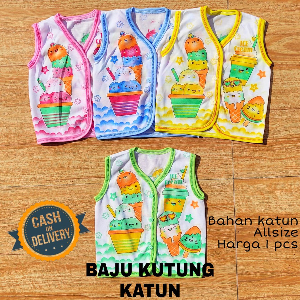 Baju bayi kutung KATUN perlengkapan bayi lahir