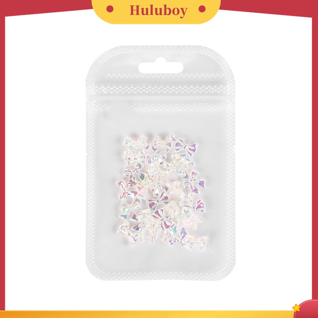 Huluboy Huluboy♡ 30pcs / Pak Pita Berlian Imitasi Bahan Resin Untuk Dekorasi Nail Art