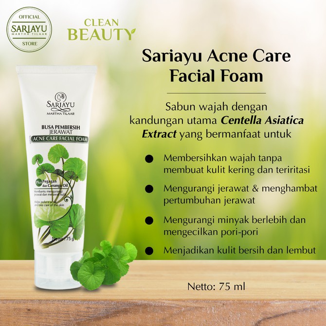 Sariayu Acne Care Facial Foam 75gr