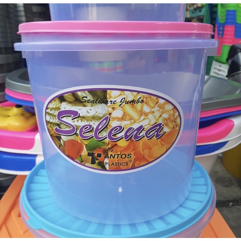 Toples Kue Kering / Toples Plastik 5 10 16 Liter - TANTOS