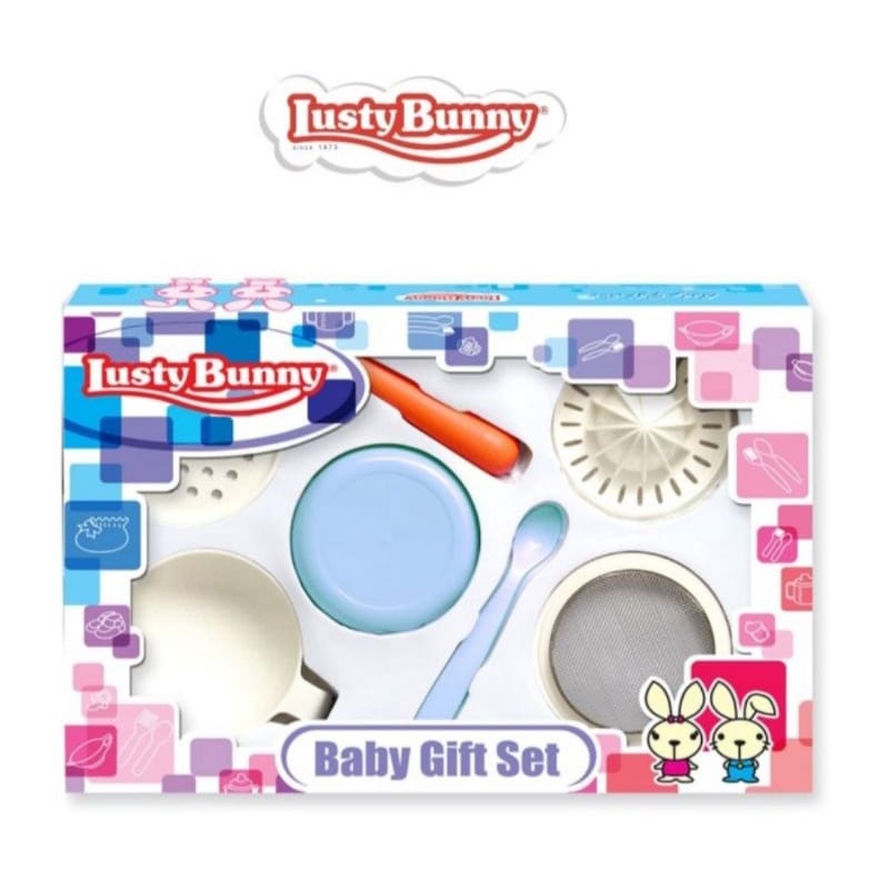 Lusty Bunny LB-1841 Baby Set Food Maker Perlengkapan Makan Bayi