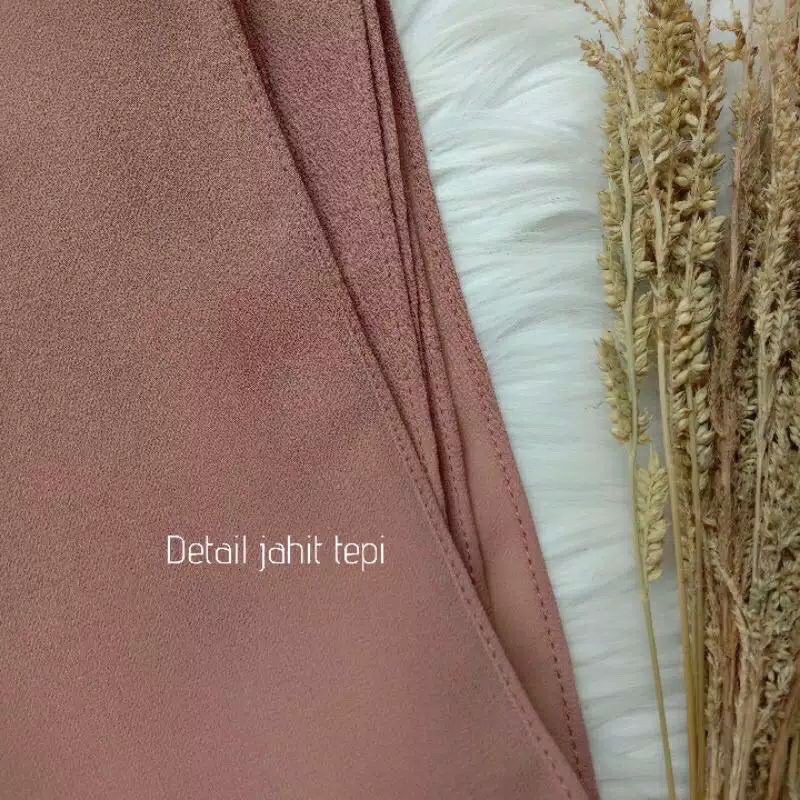 ALGHANI - PASHMINA BASIC POLOS SHAWL CERUTY BABYDOLL