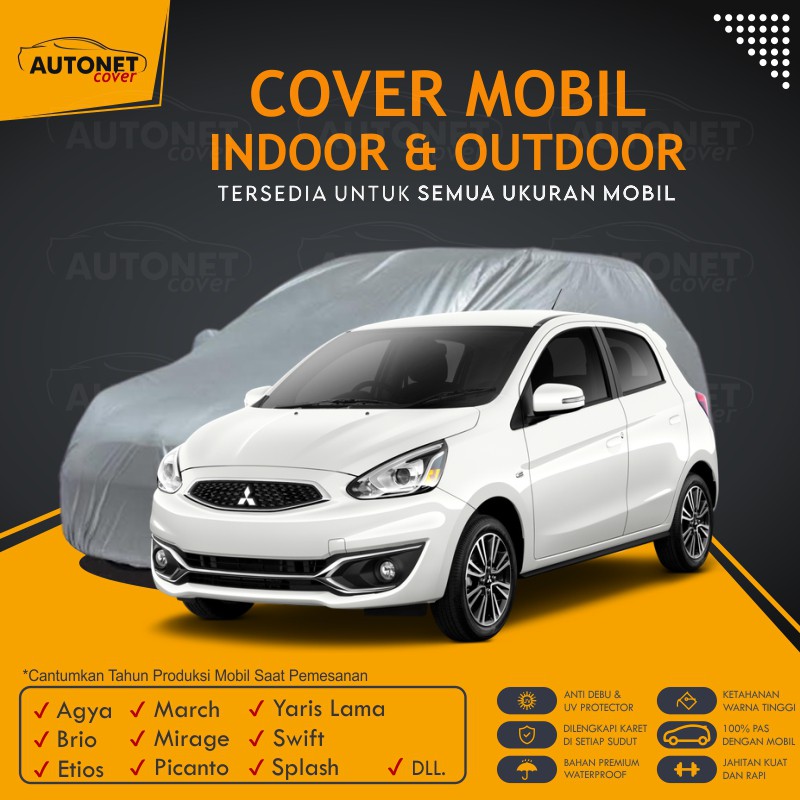 Cover Mobil Mitsubishi Sarung Mobil Autonet Cover Selimut Mobil Picanto Splash Swift Yaris Lama