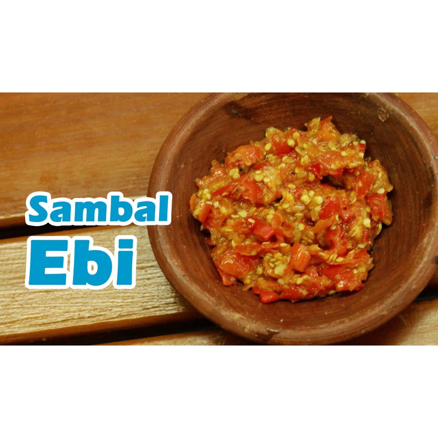 

sambal ebi pedas home made