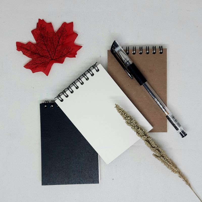 BUKU SKETSA / SKETCHBOOK / SKETCHBOOK MINI BROWN / SKETCH BOOK / BUKU JURNAL MINI KECIL SEPIRAL ATAS-1