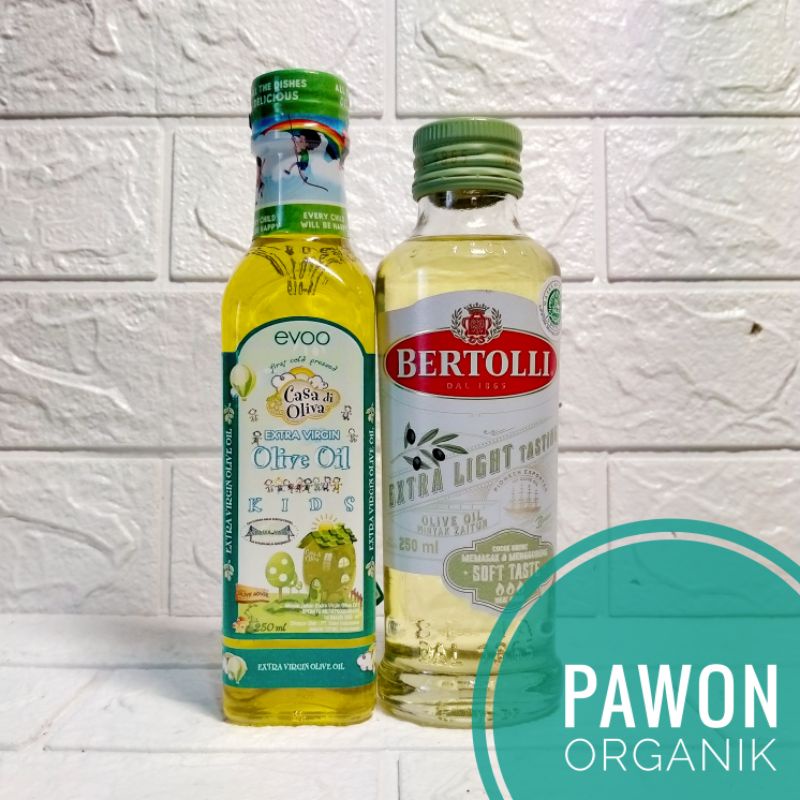 

EVOO Casa di Oliva Oil KIDS 250ml / VCO Kids /minyak kelapa / Minyak Zaitun / MPASI Pawon Organik