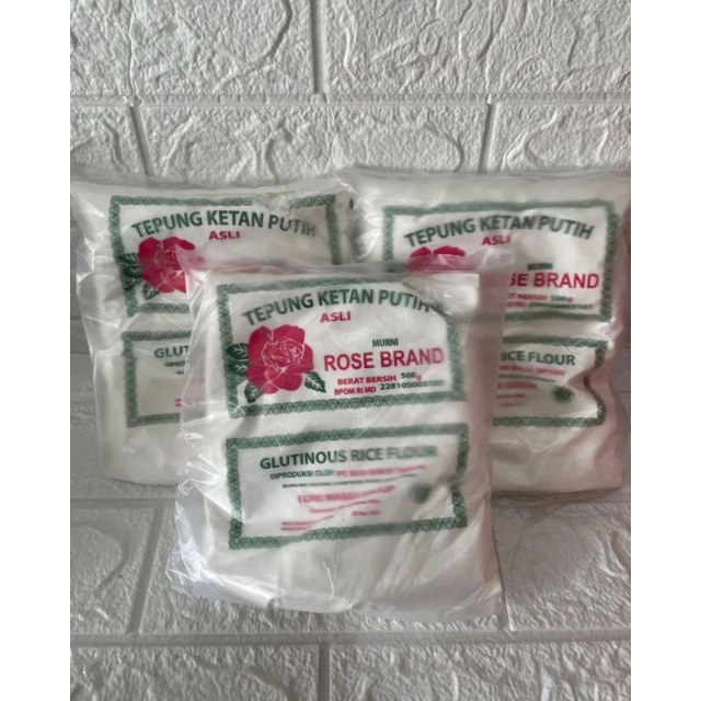 

TEPUNG BERAS KETAN PUTIH ROSE BRAND BOLA DELI 500GRAM SURGA KEBUTUHAN KU