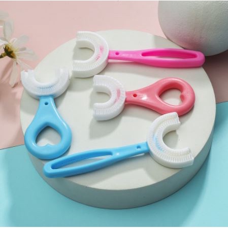 DF SG151 Sikat Gigi Model U Anak Bahan silikon Sikat Gigi Bayi