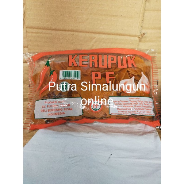 

Kerupuk PF kerupuk Khas Medan kerupuk bawang 1bks