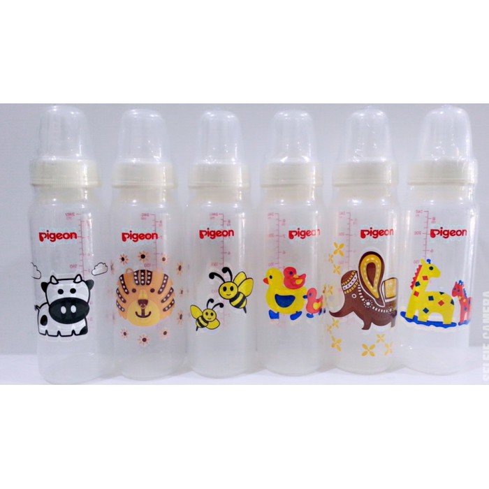 Pigeon Botol Susu PP RP 240ml Animal TANPA DOS