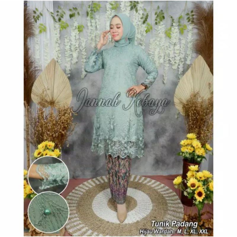 KEBAYA TUNIK TILLE BORDIR / KEBAYA KURUNG / KEBAYA BURKAT / KEBAYA WISUDA / KEBAYA MODERN / KEBAYA MALAYSIA / KEBAYA PEESTA / KEBAYA TUNIK BROKAT-Wardah
