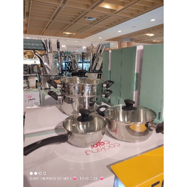 Lexa Cookware set stainless informa