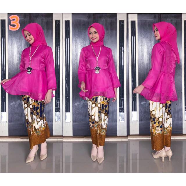 Set dres organza dan rok wiron