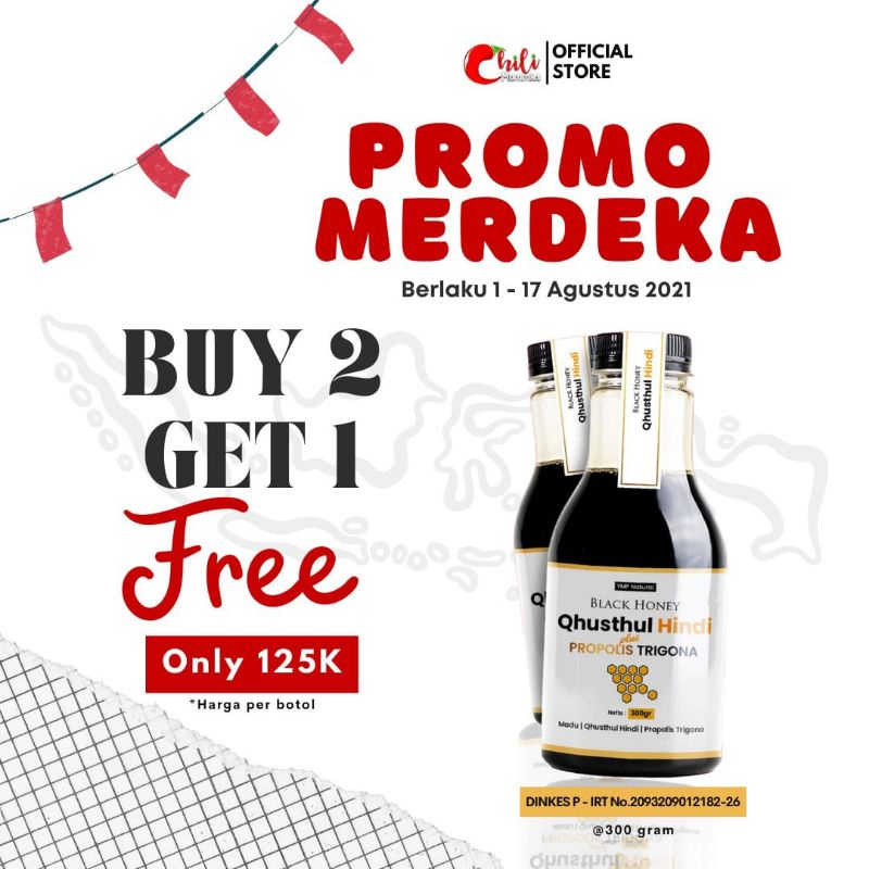 Madu Black honey Qusthul Hindi