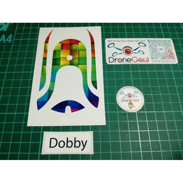 Sticker drone Dobby Abstrak 2