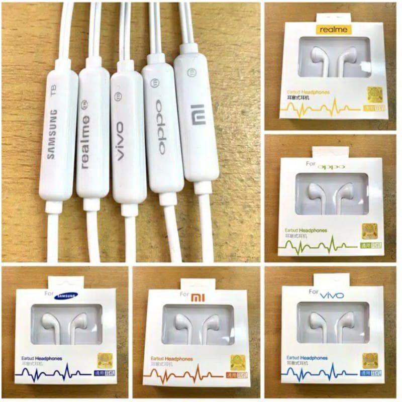 HANDSFREE - HEADSET - EARPHONE HM133 - MH133 EXTRABASS MEGABASS PACKINGAN MIKA