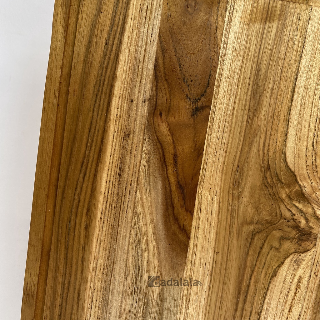 DADALALA Talenan Kayu Jati Premium Ukuran 40x30 Cm Model Profil