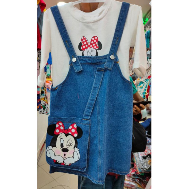 SETELAN ANAK IMPORT OVERALL ANAK BAHAN JEANS TEBAL