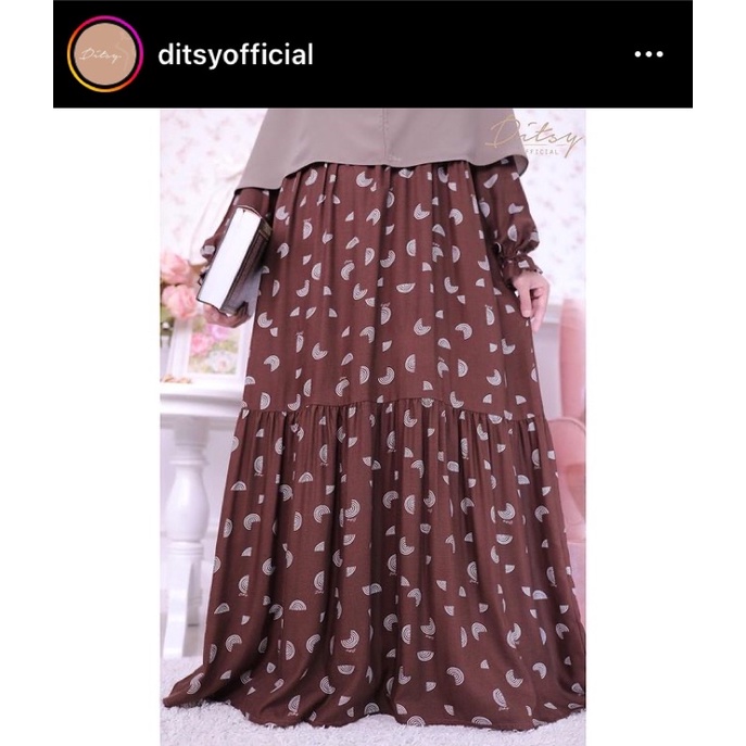 Ditsy Juli Verdant Choco M by ditsyofficial