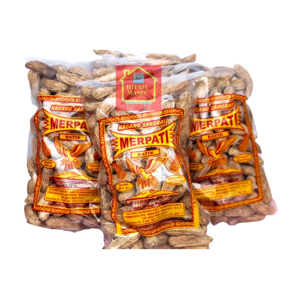 

Kacang Batik Sangrai Merek Merpati Khas Kawangkoan Manado