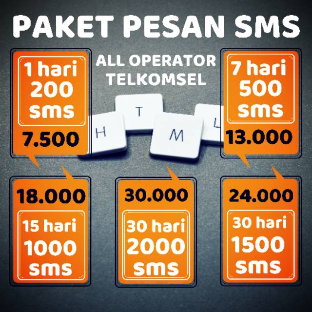 PROMO PAKET SMS ALL OPERATOR TELKOMSEL