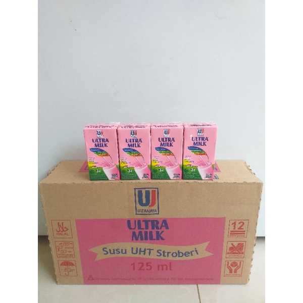 Susu Ultra Milk 125 ML 1 Dus