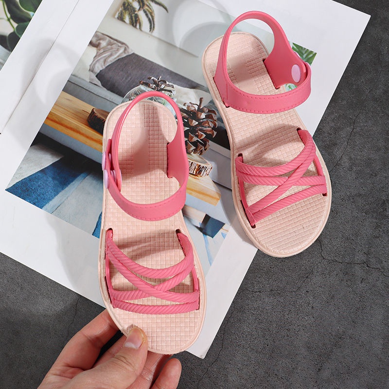 NEW Sepatu sandal anak flat tali silang