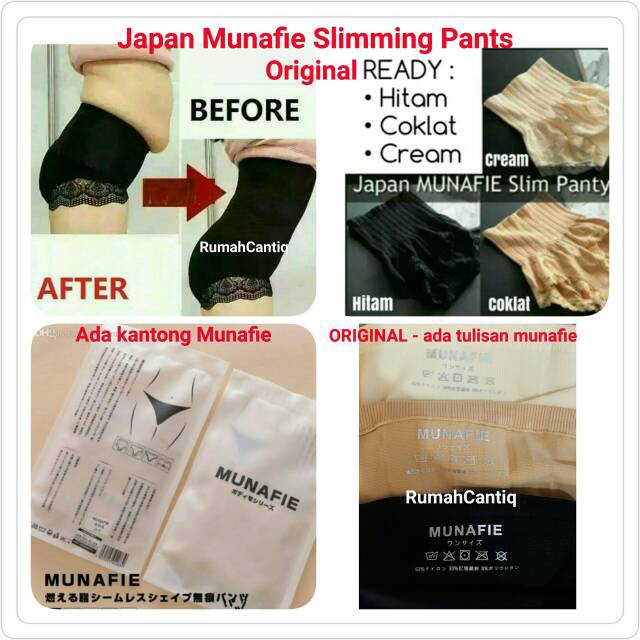 CELANA SEMI KORSET PELANGSING PERUT MUNAFIE SLIMMING PANTS ORIGINAL