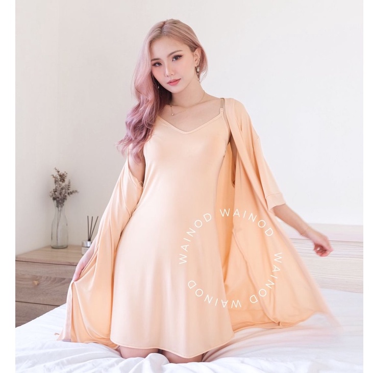 WAINODSHOP - CHERLY lingerie dress dan kimono