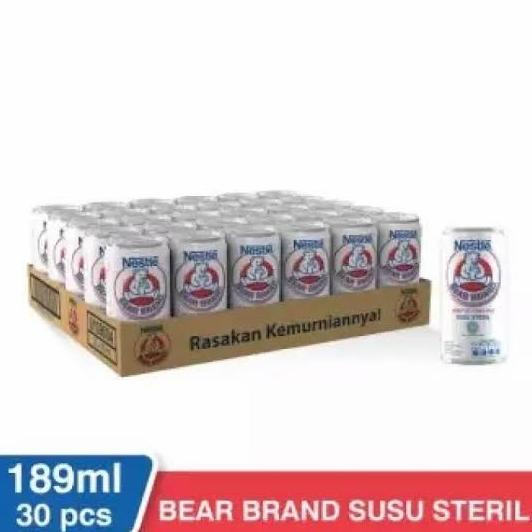 

[COD] Bear Brand - Bearbrand 189mlx30 (1 kar) [COD]