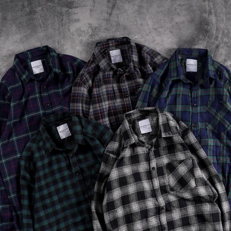 [N00468] FLANNEL SHIRT / KEMEJA FLANNEL