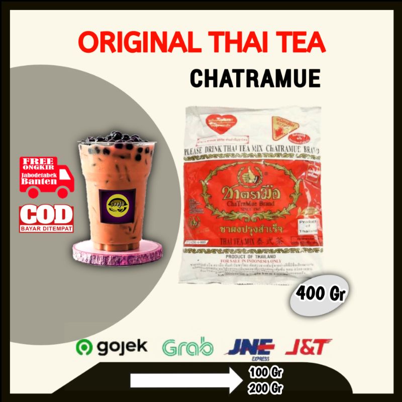 

Thai Tea Original Chatramue Kemasan Ekonomis 100gr